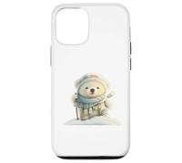 Cute Polar Bear Wildlife Zoo Animal Lover Nature Carcasa para iPhone 12/12 Pro