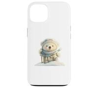 Cute Polar Bear Wildlife Zoo Animal Lover Nature Carcasa para iPhone 13