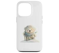Cute Polar Bear Wildlife Zoo Animal Lover Nature Carcasa para iPhone 13 Pro
