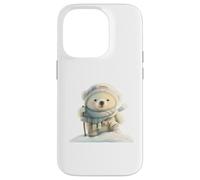 Cute Polar Bear Wildlife Zoo Animal Lover Nature Carcasa para iPhone 14 Pro