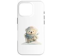 Cute Polar Bear Wildlife Zoo Animal Lover Nature Carcasa para iPhone 16 Pro