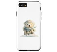 Cute Polar Bear Wildlife Zoo Animal Lover Nature Carcasa para iPhone SE (2020) / 7/8