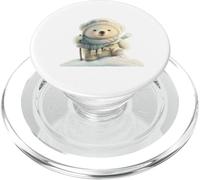 Cute Polar Bear Wildlife Zoo Animal Lover Nature PopSockets PopGrip para MagSafe