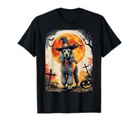 Cute Poodle Dog Witch Spooky Ghost Halloween Costume Camiseta