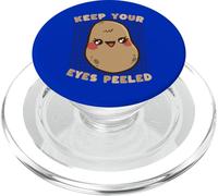 Cute Potato Mantén Tus Ojos Bien Abiertos Humor Divertido PopSockets PopGrip para MagSafe