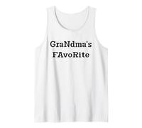 Cute Present for/from Grandmother. Grandma'S Favorite Camiseta sin Mangas