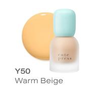 Cute Press - Hybrid Brightening Foundation SPF 50 P Y50 Warm Beige