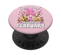 Cute Princess Accessories For Women Born In February GNOME PopSockets PopGrip Adhesivo
