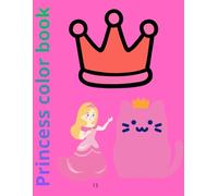 Cute Princess & Castle Coloring Book for Kids: 50 Magical Princess Adventures for Fun & Creativity (Ages 4-8)
