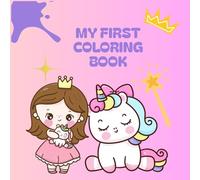 Cute Princess Coloring Book: Educational coloring pages with princess and alphabet 3-5