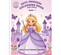 CUTE PRINCESS COLOURING BOOK: FOR GIRLS Book - 1
