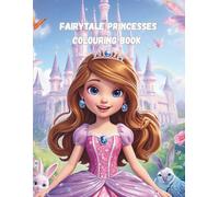Cute princesses colouring book: Kids book