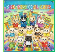 Cute Professional Cats Coloring Book: Exploring careers with cute cats Coloring Book