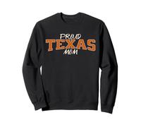 Cute Proud Texas Mom. Fan of Texas and Down South Sports Sudadera