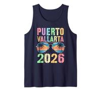 Cute Puerto Vallarta 2026 Vacaciones Surfing Trip Matching BFF Camiseta sin Mangas