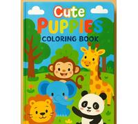 Cute Puppies Colouring Book