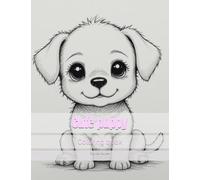 Cute puppy: Coloring book