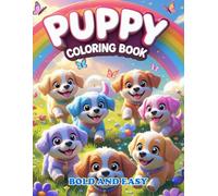 Cute Puppy Coloring Book - Fun and Magical Coloring Adventure for Kids and Adults