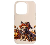 Cute Puppy In French Bulldog Halloween Costume Frenchie Mom Carcasa para iPhone 14 Pro