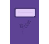 Cute Purple Journal: College Ruled Hardcover Composition Notebook for School, Creative Writing, Scripting, Work and Daily Notes.