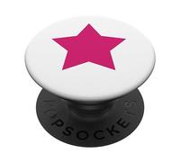 Cute Purple Pink Star Design PopSockets PopGrip Adhesivo
