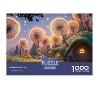 Cute Rabbit Carrying Small Basket 1000 Piece Corte Preciso Rompecabezas Whimsical Fairy Tale Vibrante Jigsaw Regalo Niños 52x38cm/1000pcs