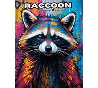 Cute Raccoon Coloring Book: Adorable Masked Critter Designs for Toddlers & Preschoolers! (WILDLIFE COLORING BOOKS)