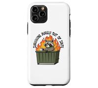 Cute Raccoon Dumpster Fire Surviving Purely out of Spite Carcasa para iPhone 11 Pro