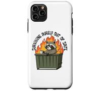 Cute Raccoon Dumpster Fire Surviving Purely out of Spite Carcasa para iPhone 11 Pro MAX
