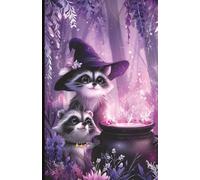 Cute Raccoon Witches Coven Dot Grid Journal: A Playful Witchy Notebook for Animal Lovers, Students, and Creative Writing