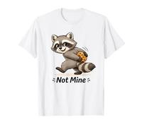 Cute Raccoon with Cookie Playful Not Mine Camiseta