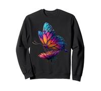 Cute Rainbow Butterfly Insects Lovers Flores Sudadera