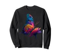 Cute Rainbow Butterfly Insects Lovers Flores Sudadera