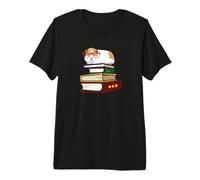 Cute Reading Books Merch Girls & Boys Guinea Pig Lover Camiseta Premium