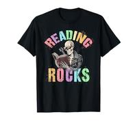 Cute READING ROCKS Kindergarten Educativo Rockstar USA Camiseta