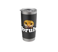 Cute Reptile Kids Boys Girls Bruh Leopard Gecko Lover Vaso térmico de acero inoxidable de doble pared
