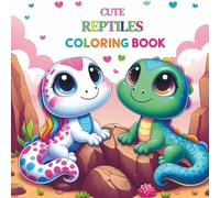 Cute Reptiles Coloring Book
