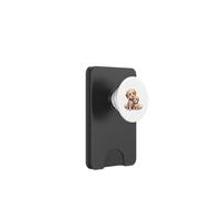 Cute Retriever Mamá y Cachorro Amor PopSockets PopWallet para MagSafe