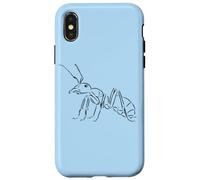 Cute Retro Vintage Ant Lover Carcasa para iPhone X/XS