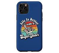 Cute Retro Vintage Life Is Better Sugar Glider Lover Carcasa para iPhone 11 Pro
