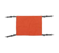 Cute Reversible Cat Hanging Hammock, Pet Cage Hammock with Adjustable Nylon Straps and Metal Hooks, Dual - Sided Warm and Breathable Design for Cats Rabbits Ferrets, Soft Polyester (Naranja)