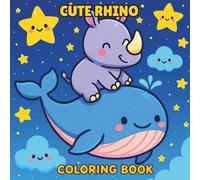 Cute Rhino Coloring Book