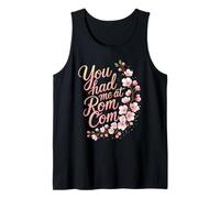 Cute ROM Coms Amor Comedias románticas Romance Cita Divertida Camiseta sin Mangas