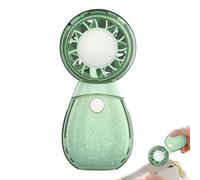 Cute Round Handheld Mini Fan - 3-Speed Rechargeable | Portable Desktop Fan