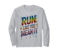 Cute Run Like You Mean IT Let Games Begin Field Day Maratón Manga Larga
