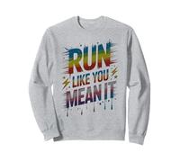 Cute Run Like You Mean IT Let Games Begin Field Day Maratón Sudadera
