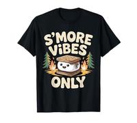 Cute S’more Vibes Only Outdoor Camping Campfire Summer Camiseta