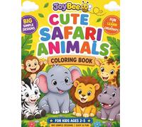 Cute Safari Animals: Coloring Book (JoyBee - Little Explorers)