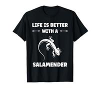Cute Salamanders Simple Life Better with a Salamander Camiseta