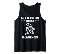 Cute Salamanders Simple Life Better with a Salamander Camiseta sin Mangas